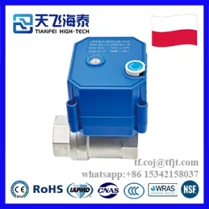 Válvula de água elétrica de alta tecnologia Tianfei CWX-25S (2)
