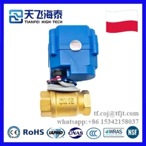 Válvula de bola controlada eléctricamente de alta tecnología Tianfei CWX-15N-Q (3)