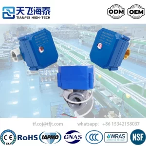 Tianfei ハイテク 12v 電動ボールバルブ CWX-60P (4)