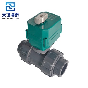 Valvola a sfera in PVC azionata elettrica CTF001 (1)