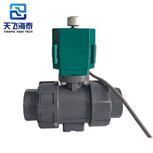 válvula de bola de PVC de PVC ctf001 eléctrica (2)