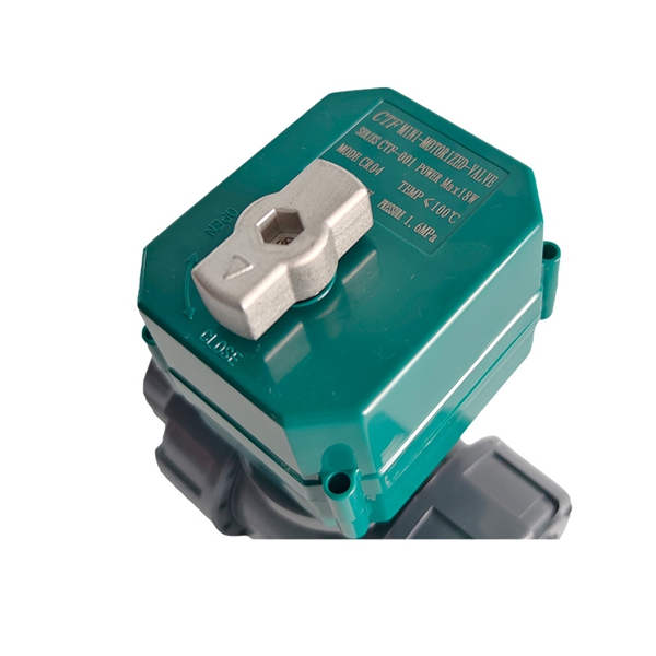 válvula de bola de PVC de PVC ctf001 eléctrica (6)