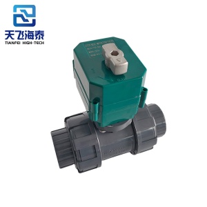 Valvola a sfera in PVC azionata elettrica CTF001 (7)