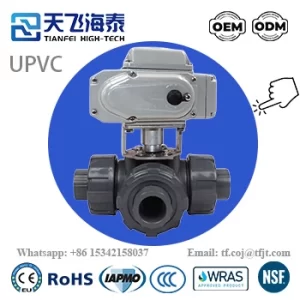 Tianfei High-tech electric ball valve pvc CTB (4)