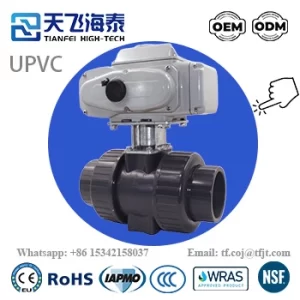 Tianfei High-tech electric ball valve pvc CTB (5)