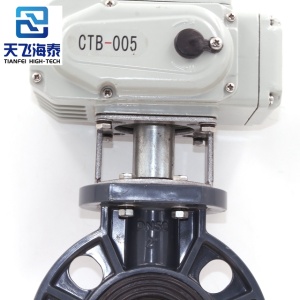 valvola a farfalla motorizzata CTB UPVC (1)