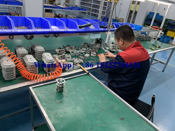 robinet à tournant sphérique contrôlant le moteur (7)