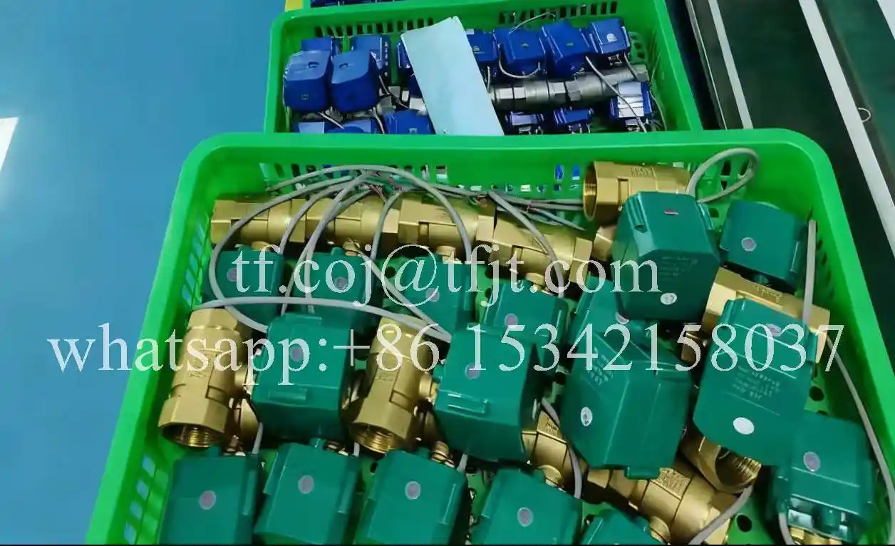 Válvula de bola de alta tecnología Tianfei motorizada CTF001 (5)