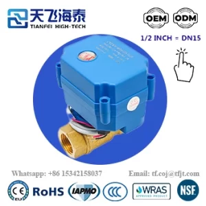 天飛ハイテク1 2 インチ電動ボールバルブ (1)