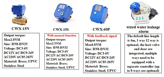 天飛ハイテク1 2 インチ電動ボールバルブ (6)