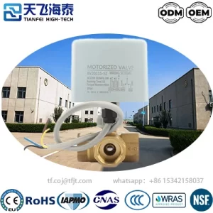 Válvulas elétricas CWX-50P de alta tecnologia Tianfei (5)