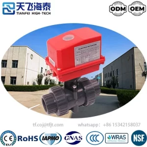 Vannes motorisées de série de qualité industrielle de haute technologie Tianfei (5)