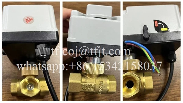 Tianfei de alta tecnología 12 válvula de bola eléctrica de voltios CWX-50P (1)