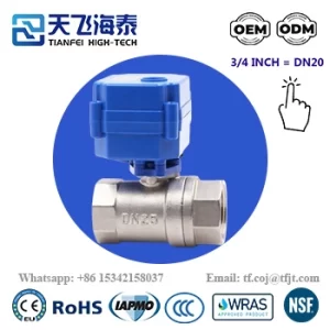 Tianfei Alta tecnologia 3 4 valvola a sfera elettrica CWX-15Q (2)