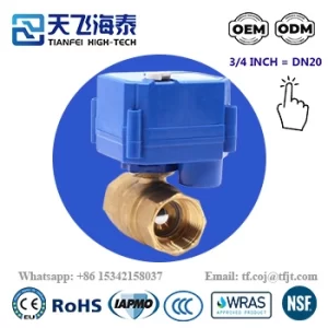 Tianfeiハイテク 3 4 インチ電動ボールバルブ (1)
