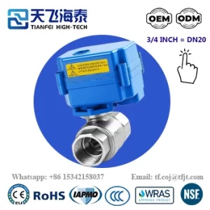 Tianfeiハイテク 3 4 電動ボールバルブ CWX-15N (1)