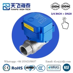 Tianfei Alta tecnologia 3 4 valvola a sfera motorizzata CWX-15N (2)