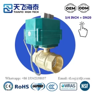 تيانفي للتكنولوجيا الفائقة 3 4 بوصة صمام كروي بمحرك CTF-001 (3)